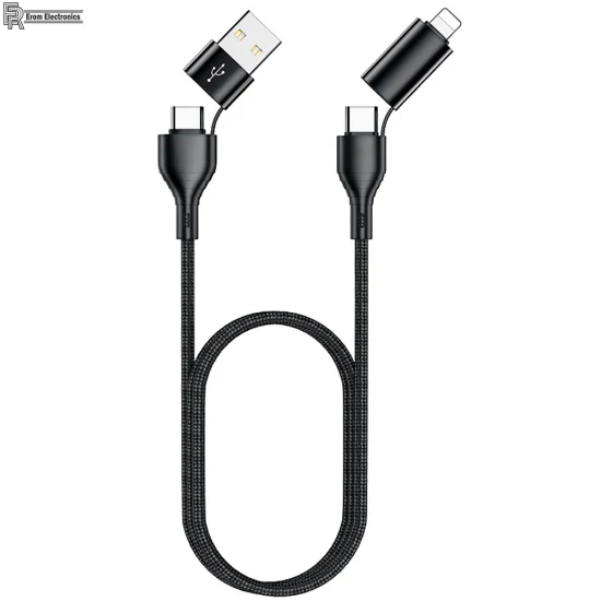 Wholesale Fast Charging Cable a to C and Lightning C to C and Lighting Magnetic Phone Charger 4